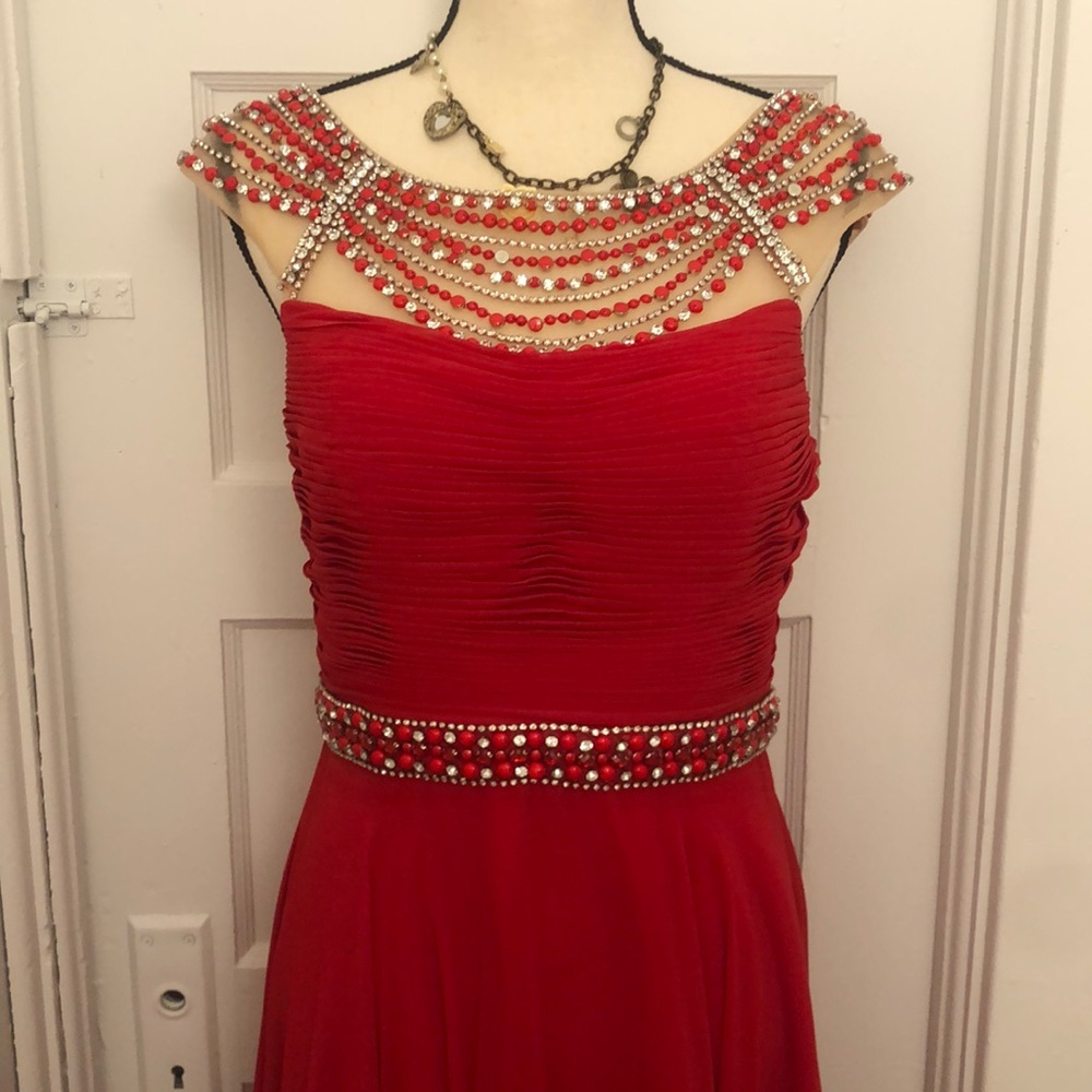 Formal red dress size 8